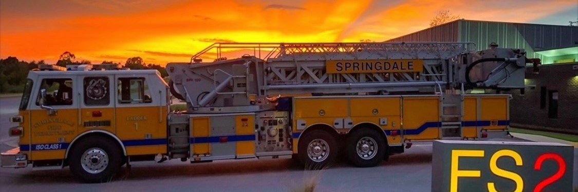 Springdale Fire Dept banner