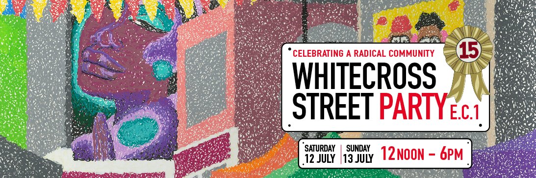 Whitecross Street Party banner