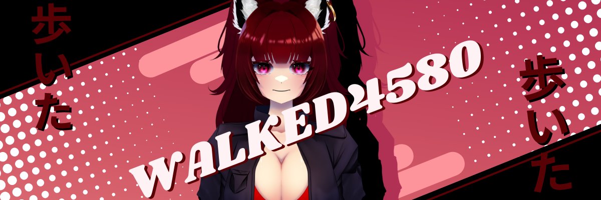 🦝Walked🦝VTuber banner
