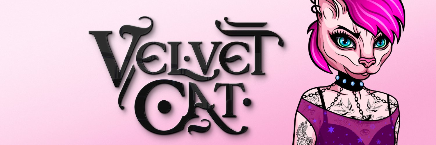 𝐕𝐞𝐥𝐯𝐞𝐭 𝐂𝐚𝐭 𝐍𝐅𝐓🖤 banner