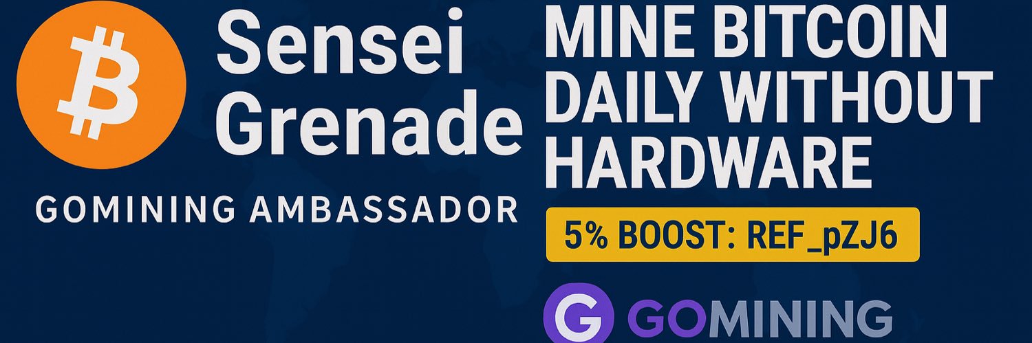 SenseiGrenade GoMining Ambassador banner