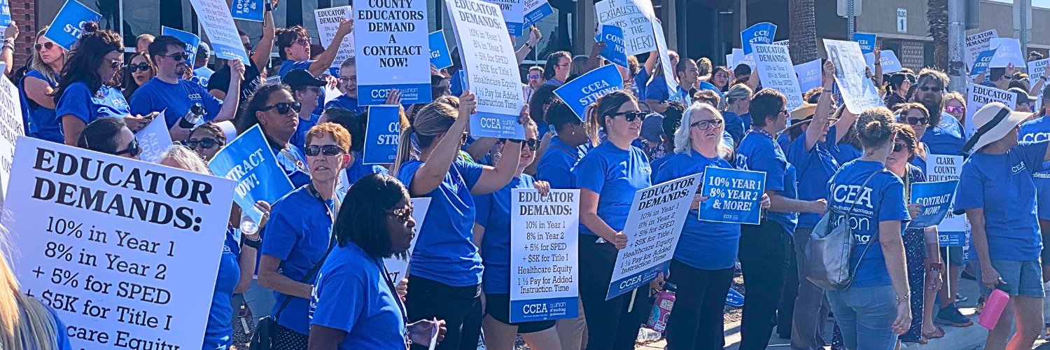 Clark County Education Association banner