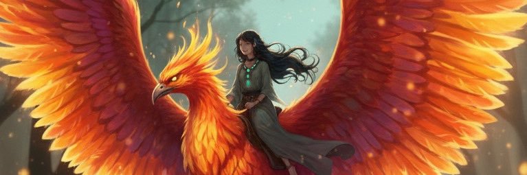聖なる鳳凰 سیمرغ مقدس 🔥🐦‍🔥 banner