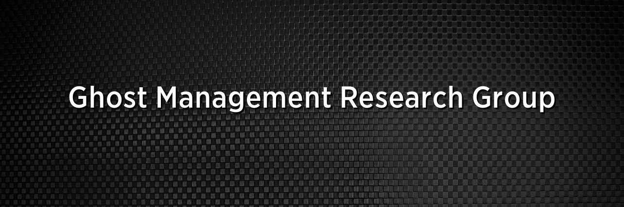 Ghost Management Research Group banner
