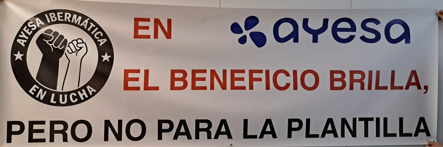 CC.OO. Ayesa Ibermática banner