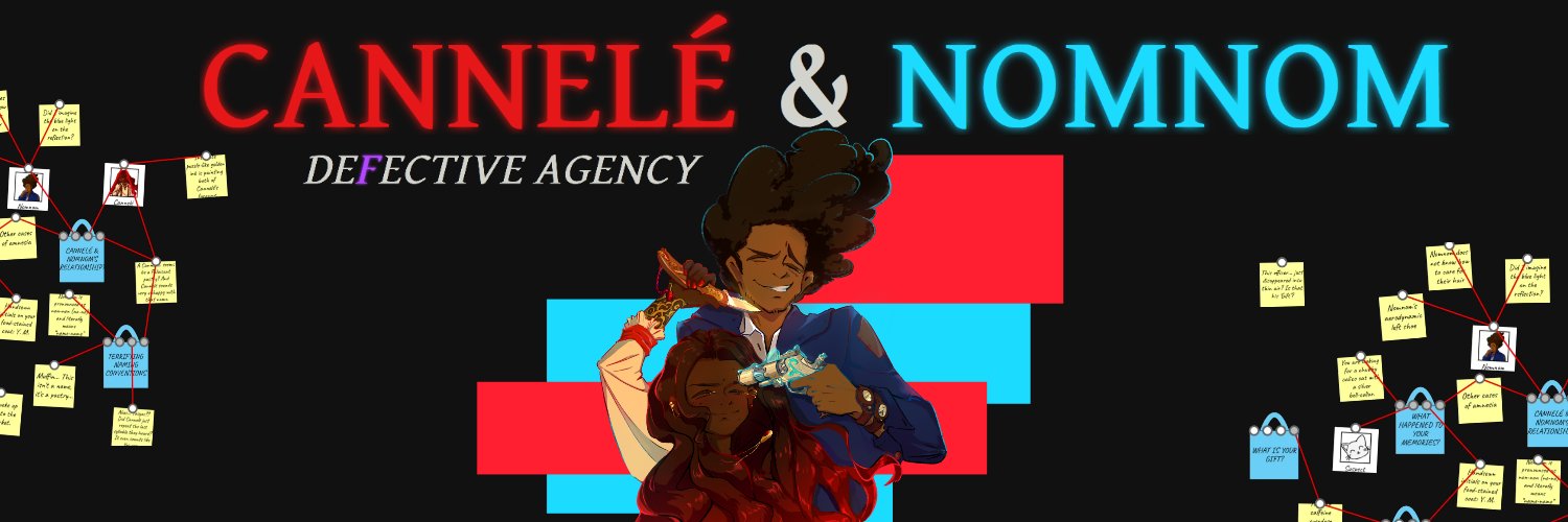 Cannelé & Nomnom - Defective Agency 🔜 OUT NOW banner