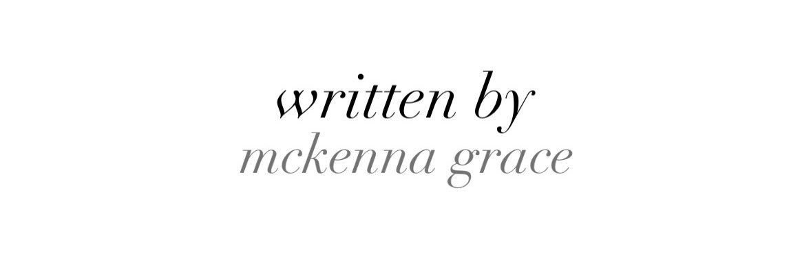 daily mckenna grace ᢉ𐭩 banner