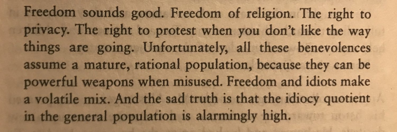 contradictory banner