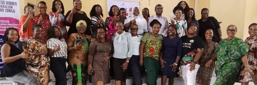 Step Up for Women in Journalism Initiative's banner