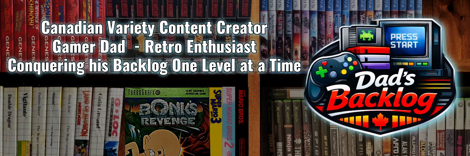 Dad's Backlog banner