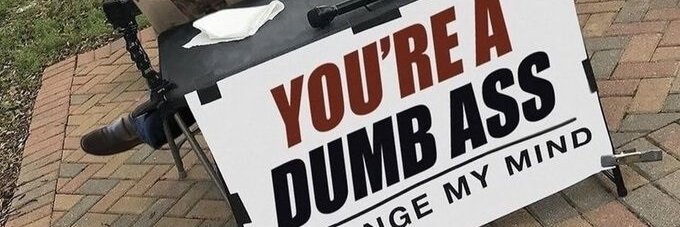 Mr. Thickdick's banner