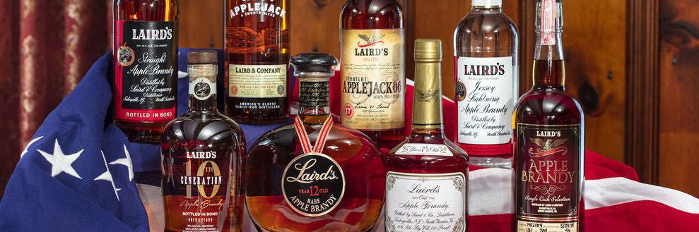 Laird's Applejack & Apple Brandies banner
