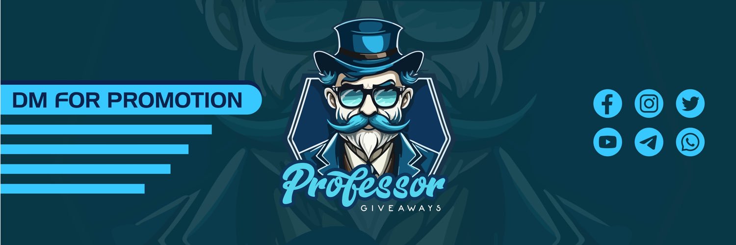 🅟🅡🅞🅕🅔🅢🅢🅞🅡 GIVEAWAYS banner