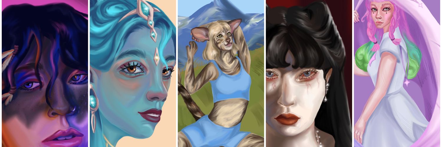 Portrait artist/OC design/Open Commission banner