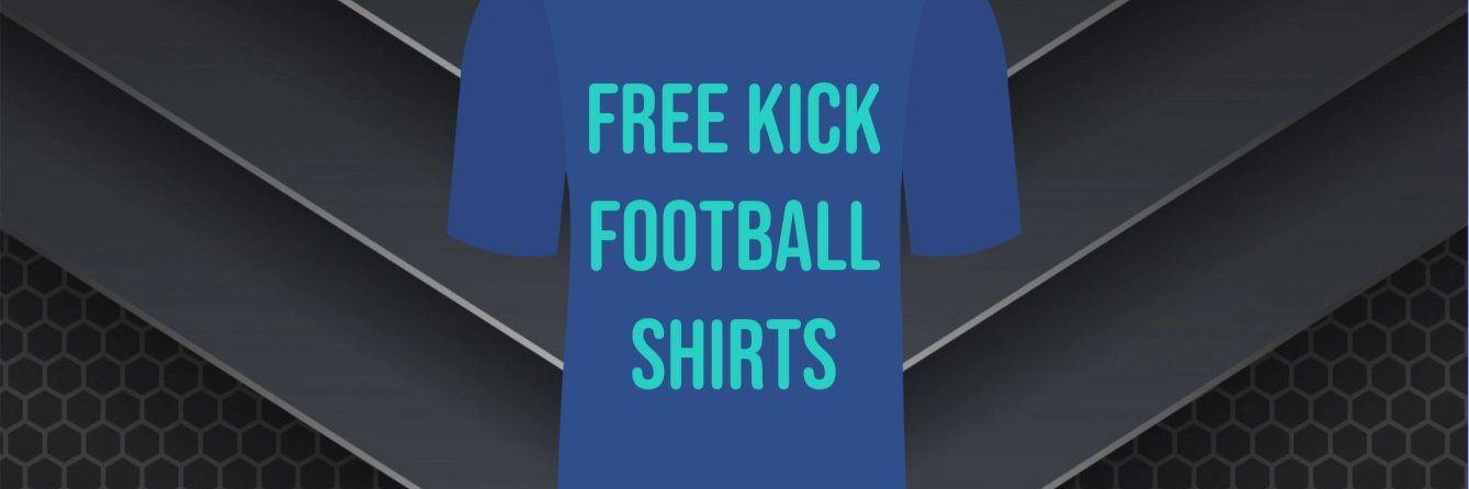 Free Kick Football Shirts banner