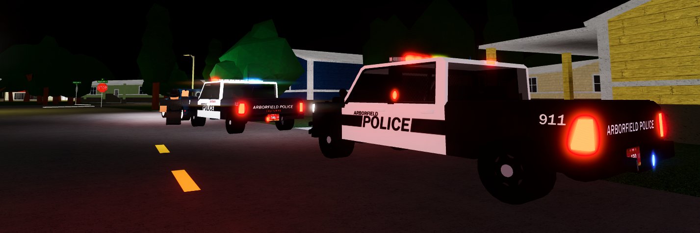 Arborfield Police Department banner