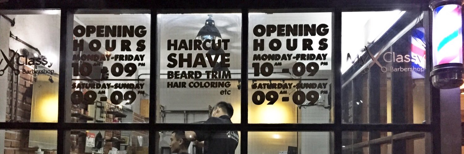 My Classy Barbershop banner