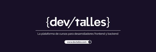 DevTalles Profile Banner