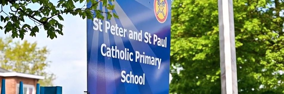 St Peter & St Paul Catholic Primary School banner