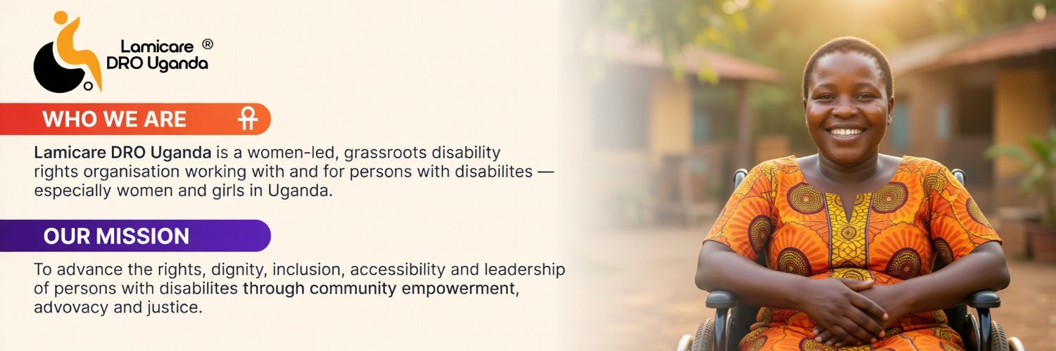 Lamicare Disability Rights Organisation Uganda banner