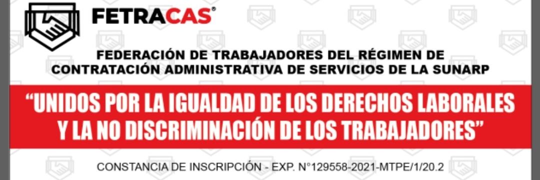 Fetracas Sunarp banner