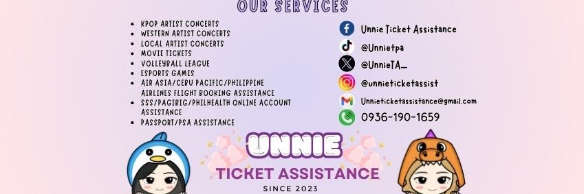 Unnie | Ticket Assistance banner