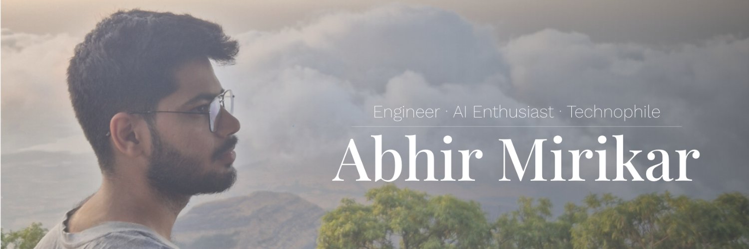 Abhir Mirikar banner