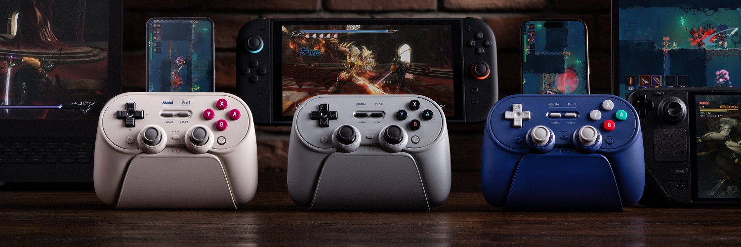 8BitDo's banner