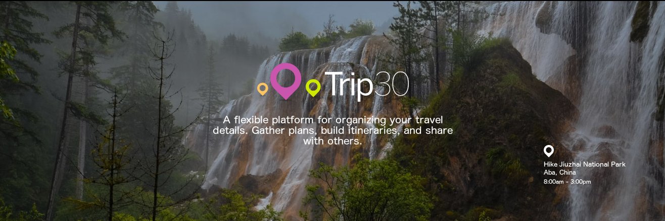 Trip30's profile banner image