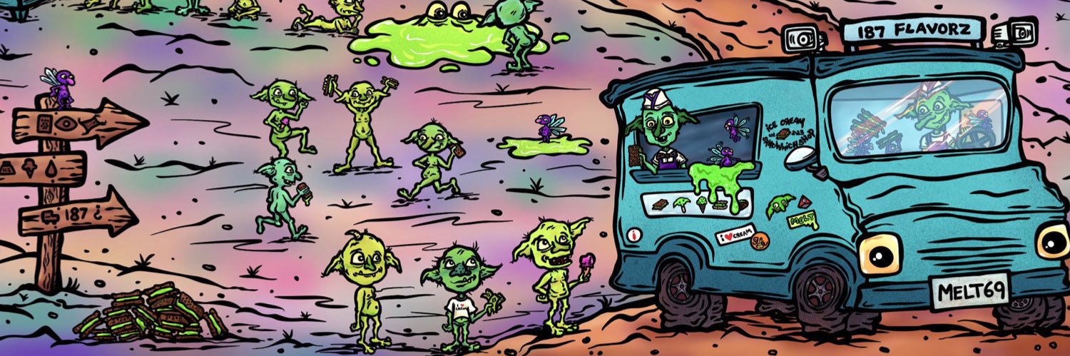 Ice Cream Sandwhich Shop banner