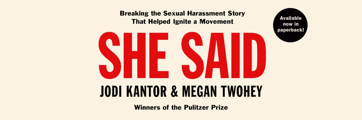 Jodi Kantor's banner
