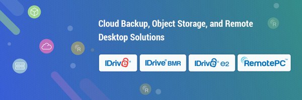 IDrive Online Backup Profile Banner