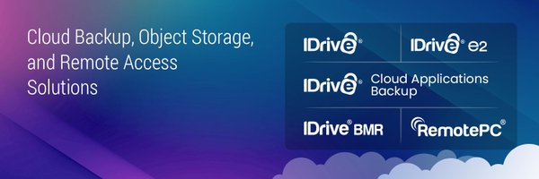 IDriveBackup Profile Banner