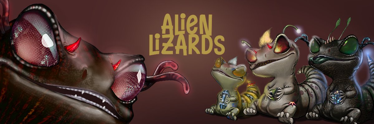 Alien Lizards 🦎 | FREE MINT banner