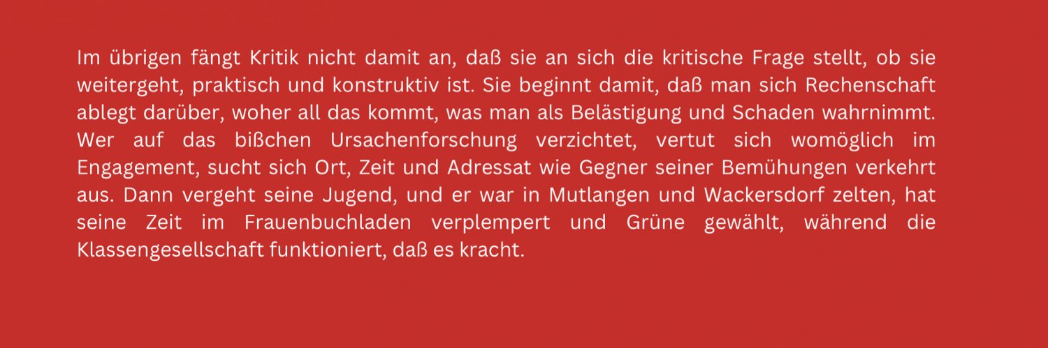 AG analyse und kritik banner