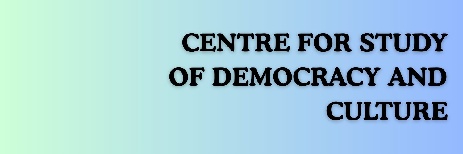 Centre for Study of Democracy and Culture (CSDC) banner