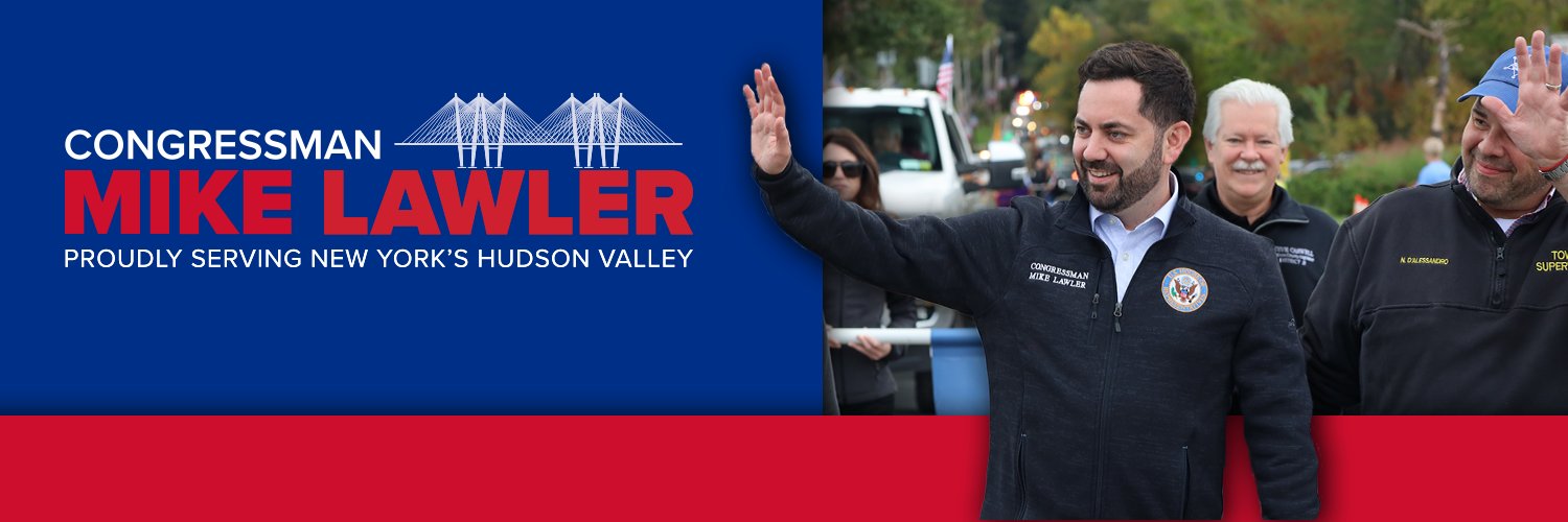 Congressman Mike Lawler's banner
