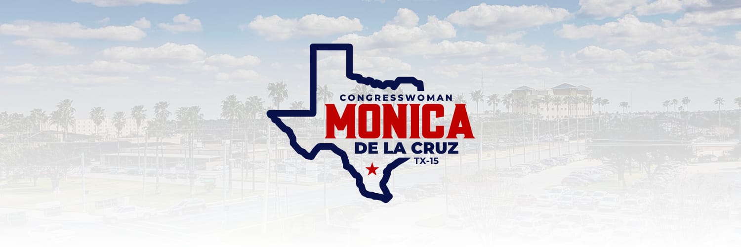Rep. Monica De La Cruz's banner