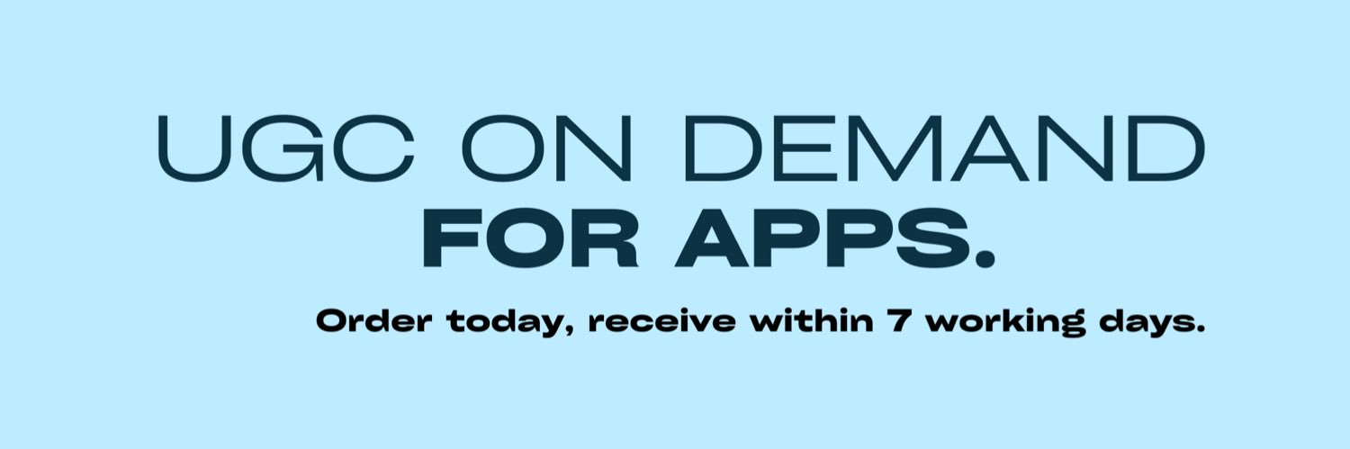 UGC Ads On Demand | #1 UGC Production banner