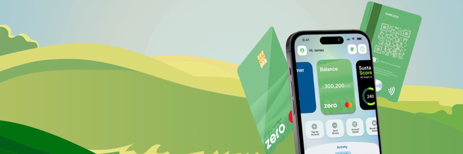 Zero: sustainable money app banner