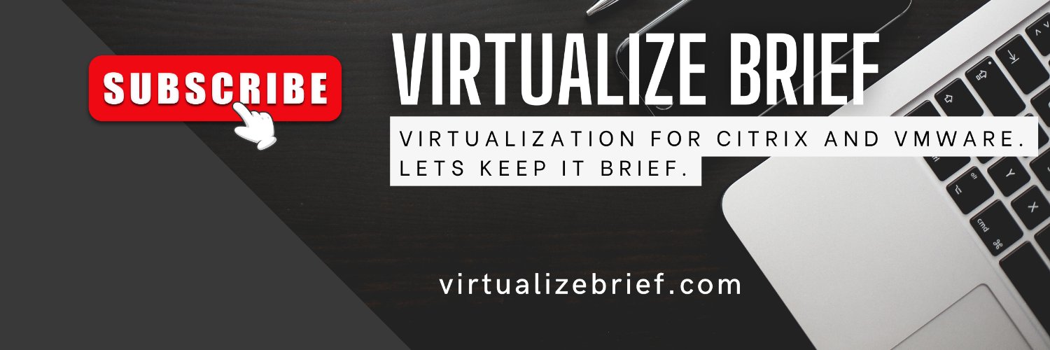 Virtualize Brief banner
