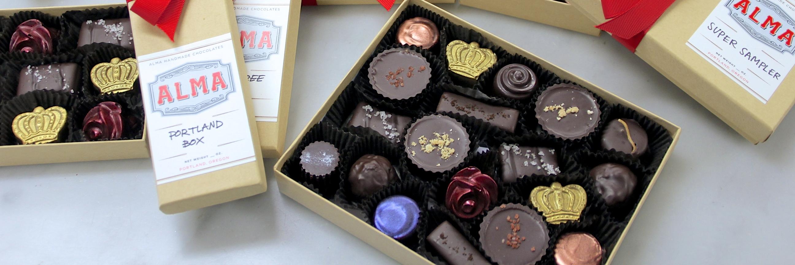 Alma Chocolate banner