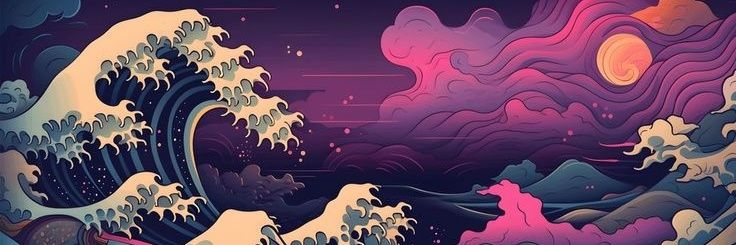 Ao-ki Rōketsu banner