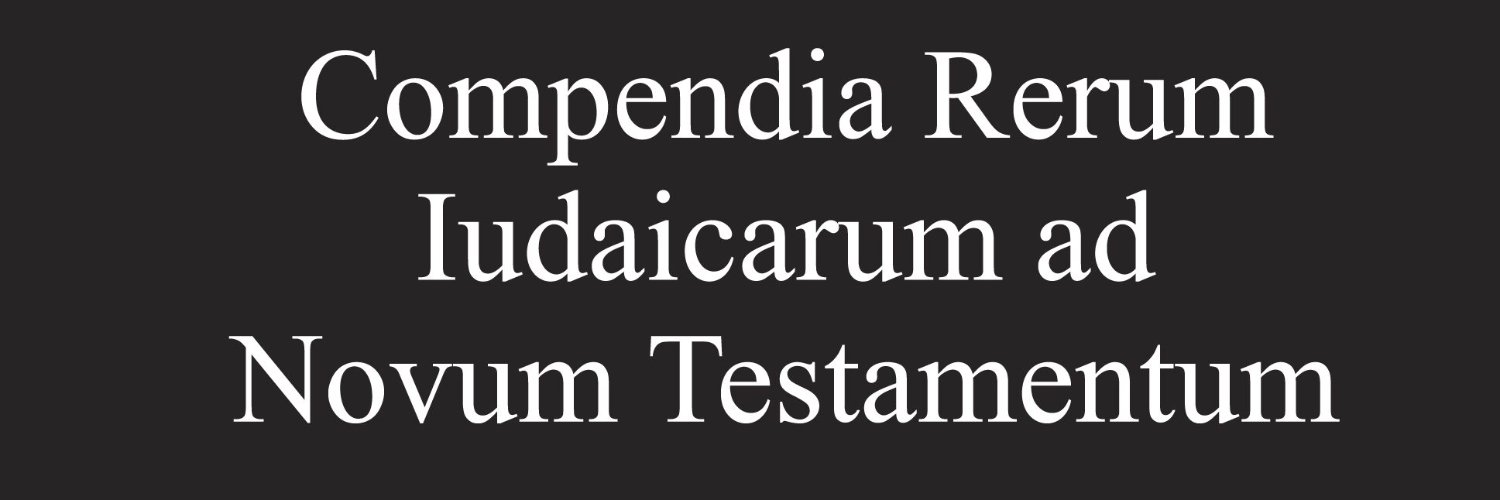 Compendia Rerum Iudaicarum ad Novum Testamentum's banner