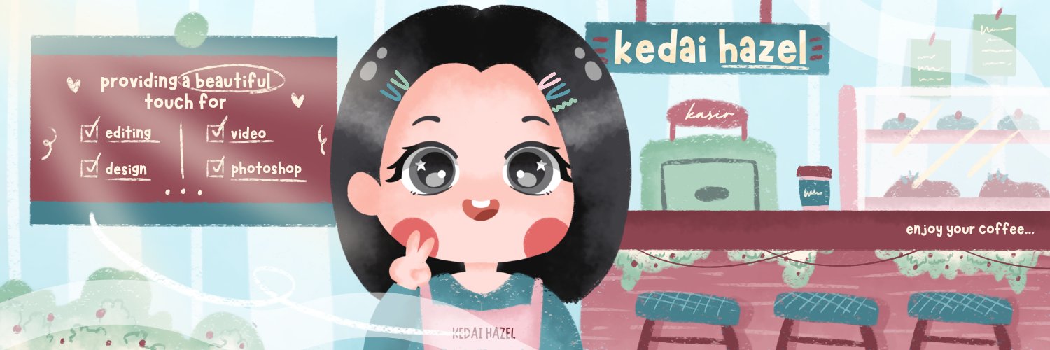 Hazel. Design & Editing banner