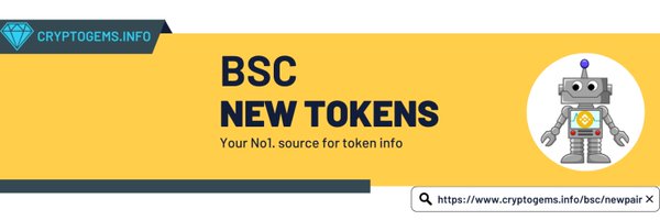 BSCnewtokensbot Profile Banner