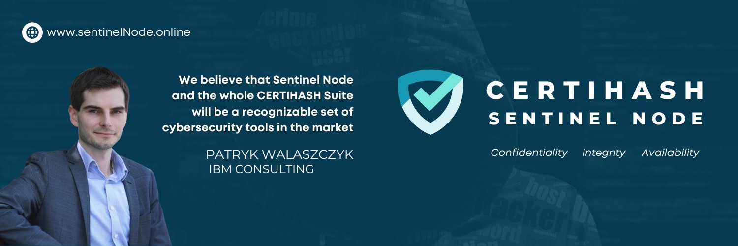 CERTIHASH Sentinel Node banner