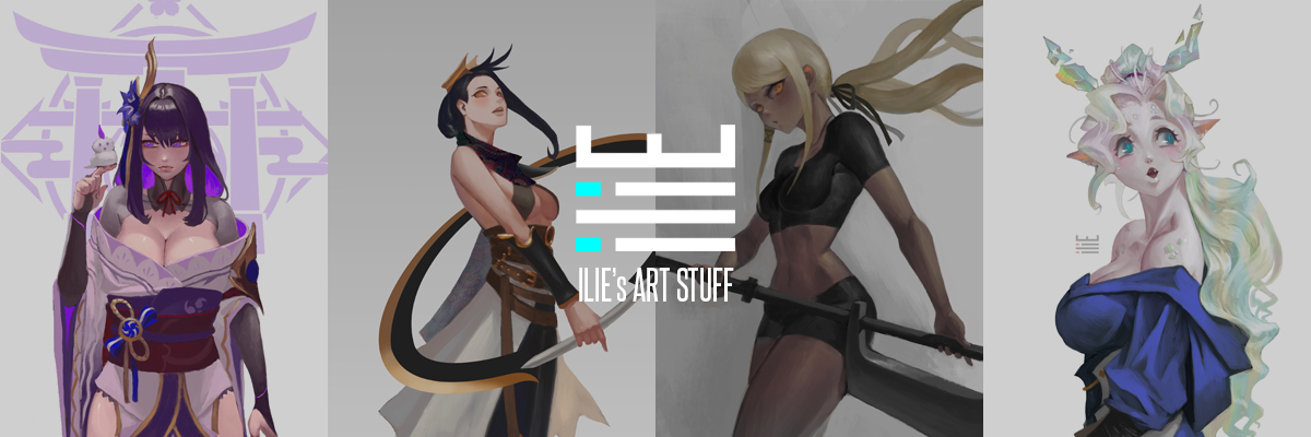 ILIE's ART STUFF banner