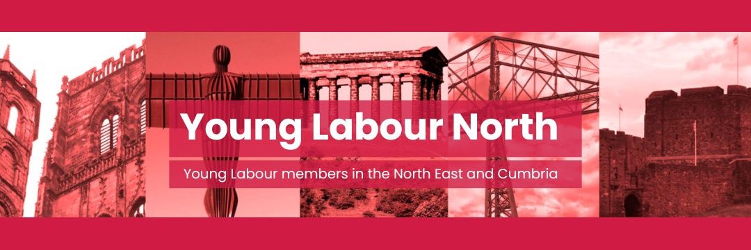 Young Labour North's banner