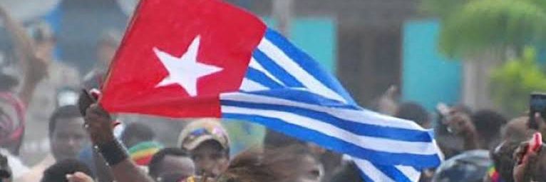 Free west Papua banner